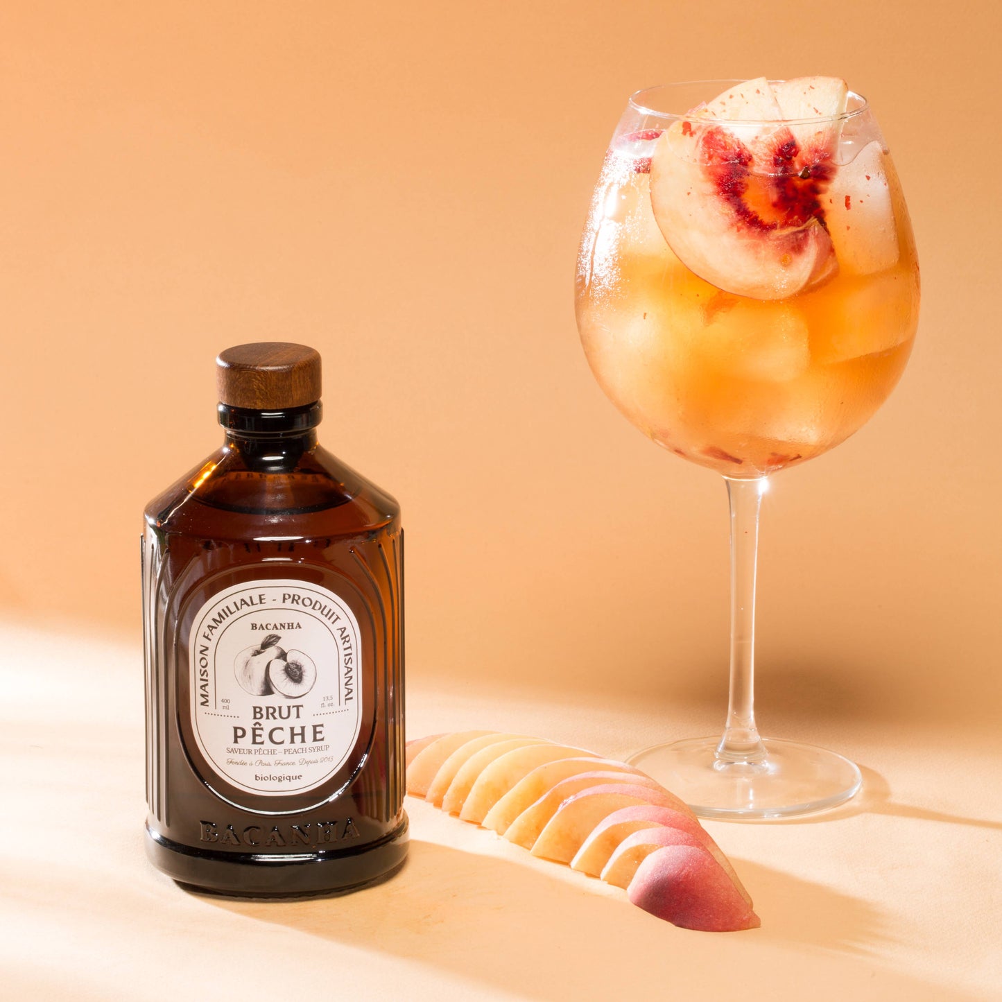 Raw Peach Syrup - Organic
