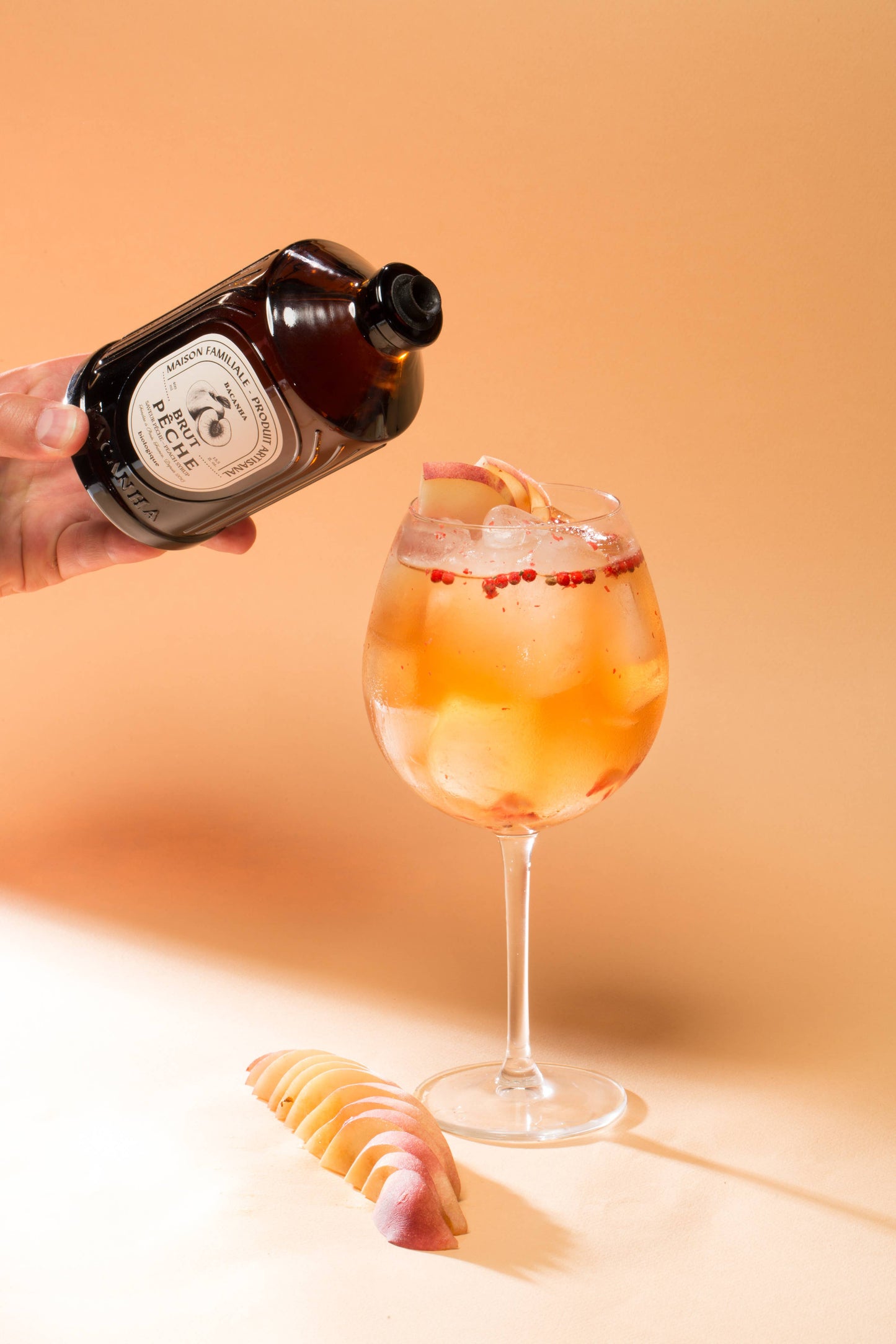 Raw Peach Syrup - Organic