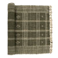 Bhujodi Wool Handloom Runner, Cedar