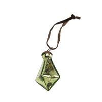 Diamond Droplet Holiday Ornament S, Jade