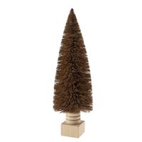 Sisal Bottle Brush Tree on Base L, Brown