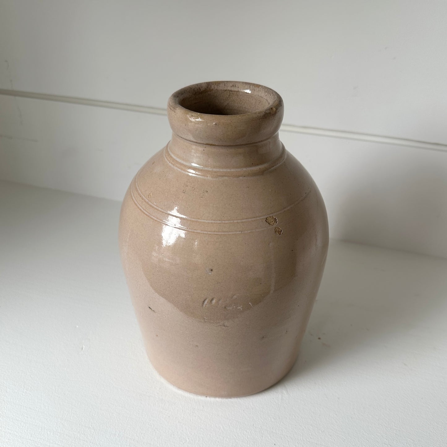 Ceramic Vintage Beige Vase