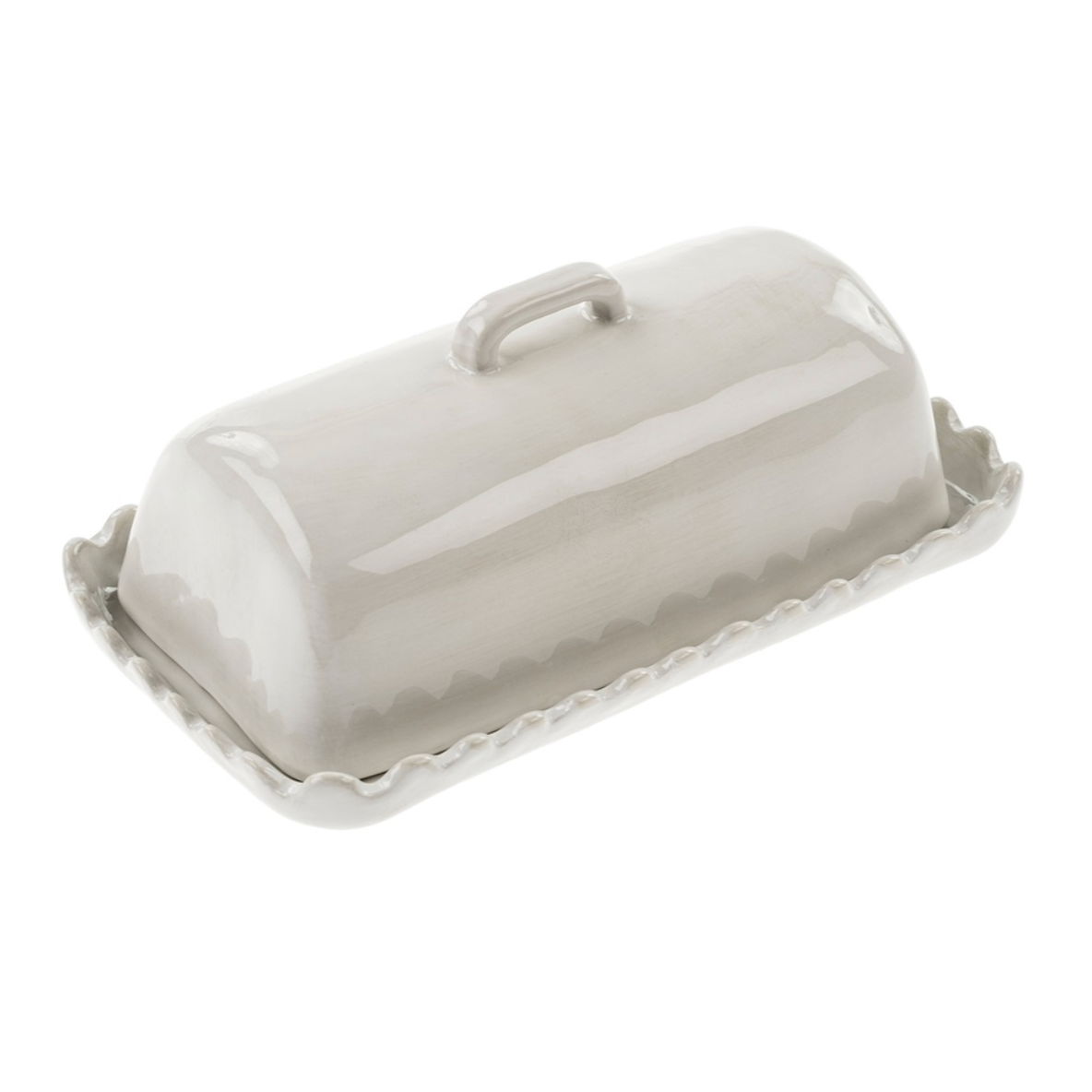 Scalloped Butter Dish