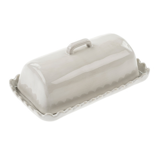 Scalloped Butter Dish