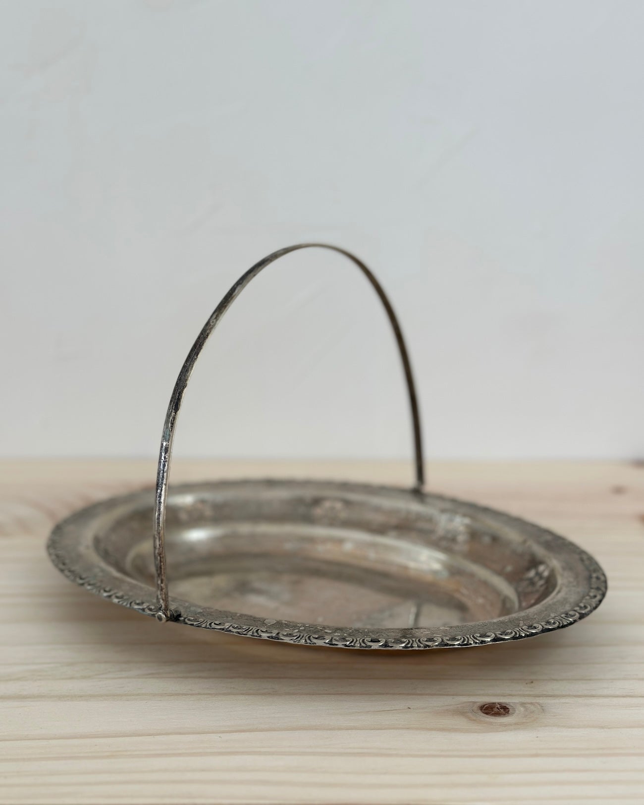 Silver Dish with Handle