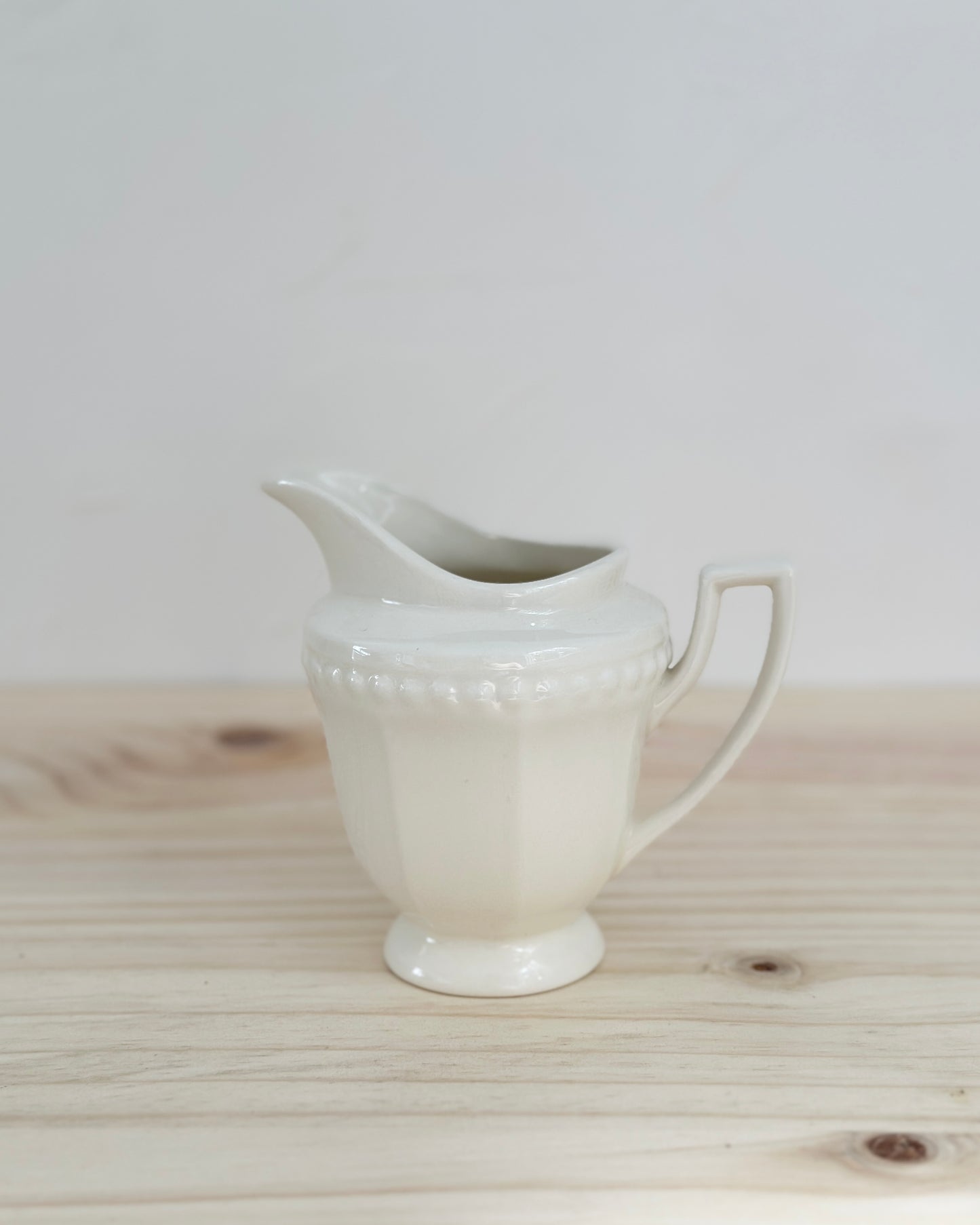 White Ceramic Creamer