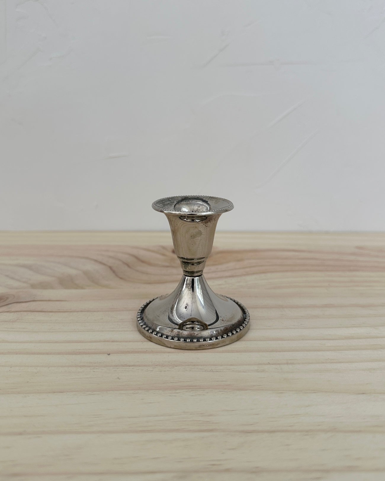 Silver Candle Stick Holder