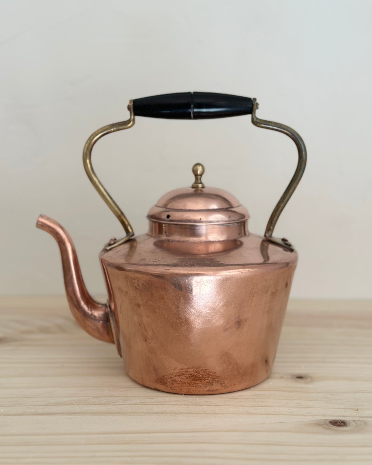 Vintage Copper Tea Kettle