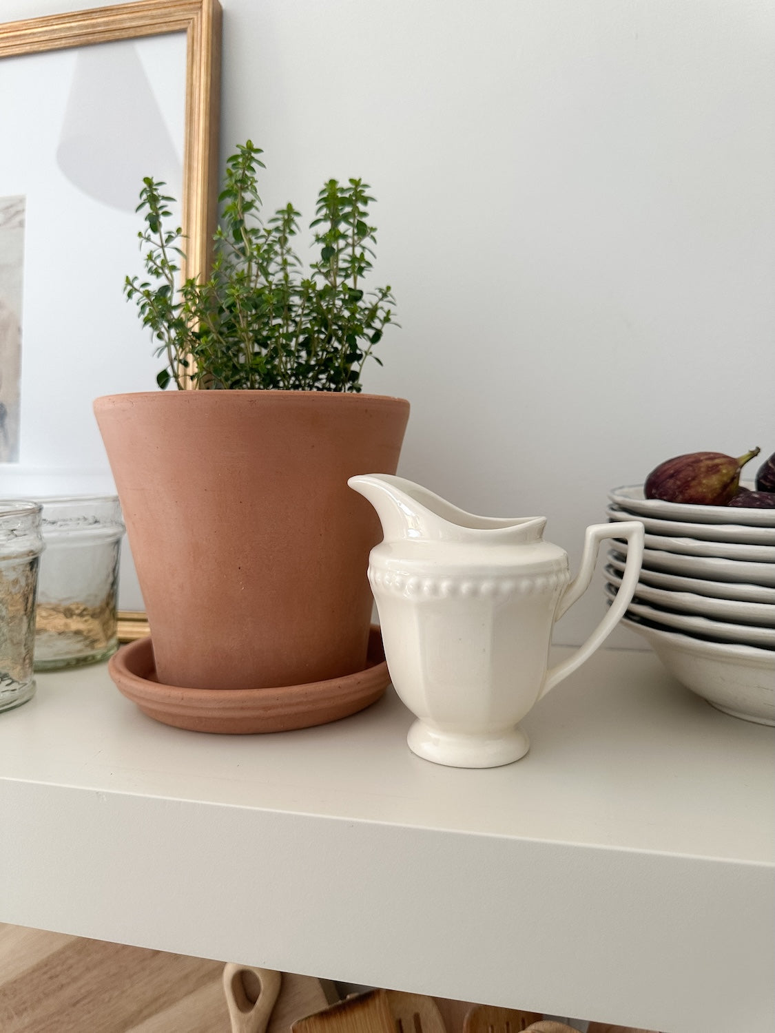 White Ceramic Creamer