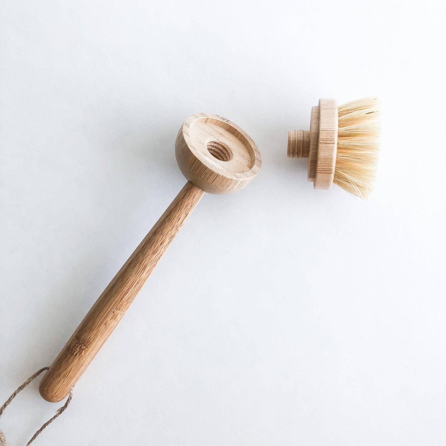 Natural Bamboo Sisal Dish Brush