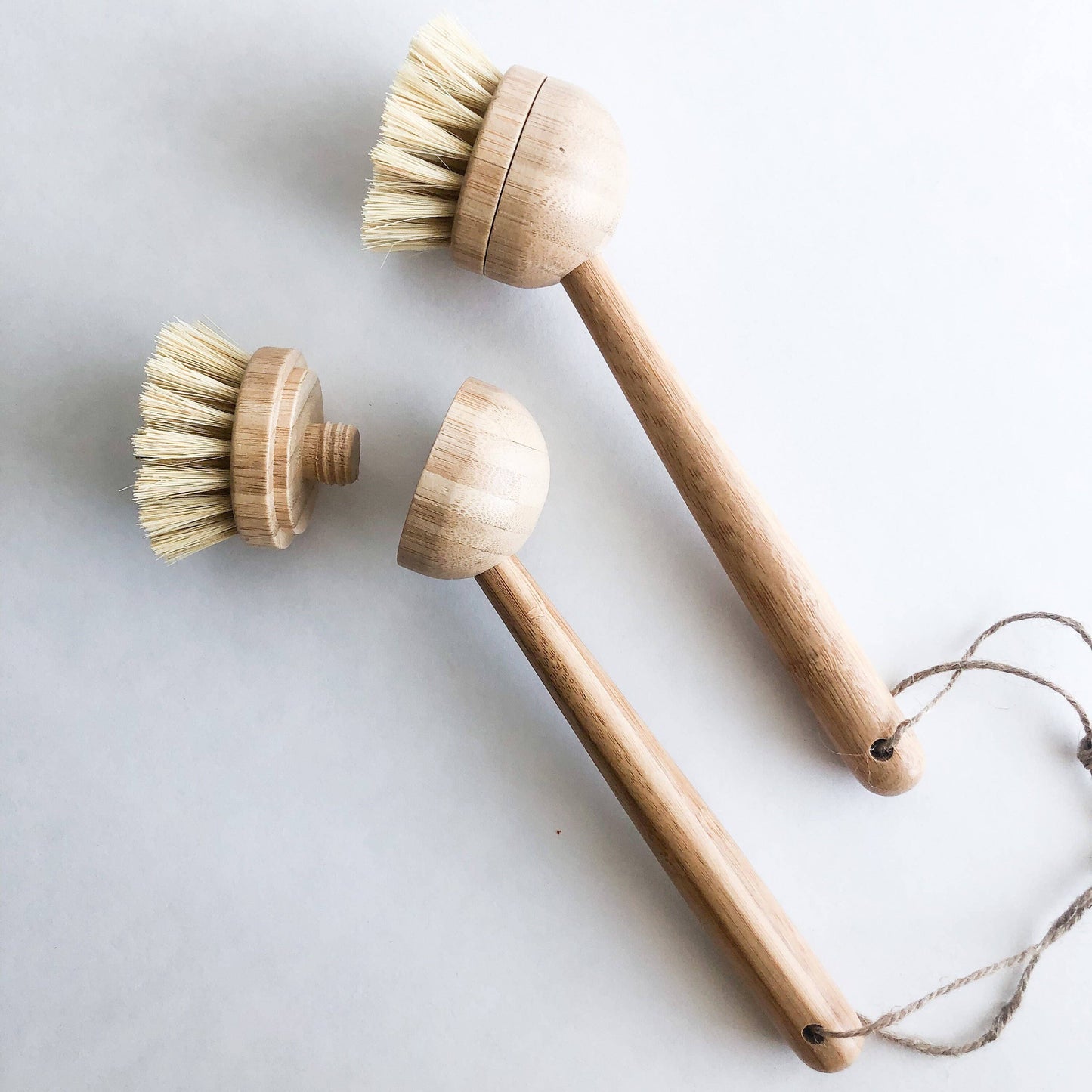 Natural Bamboo Sisal Dish Brush