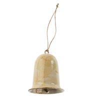 Vintage Enameled Bell L, Cream