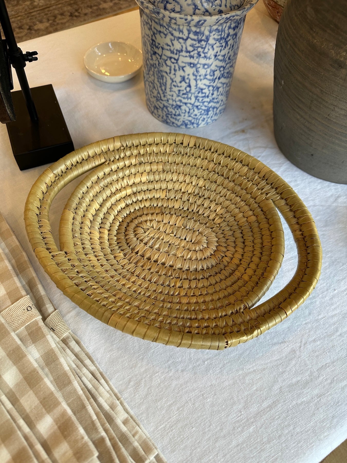 Woven Flat Basket