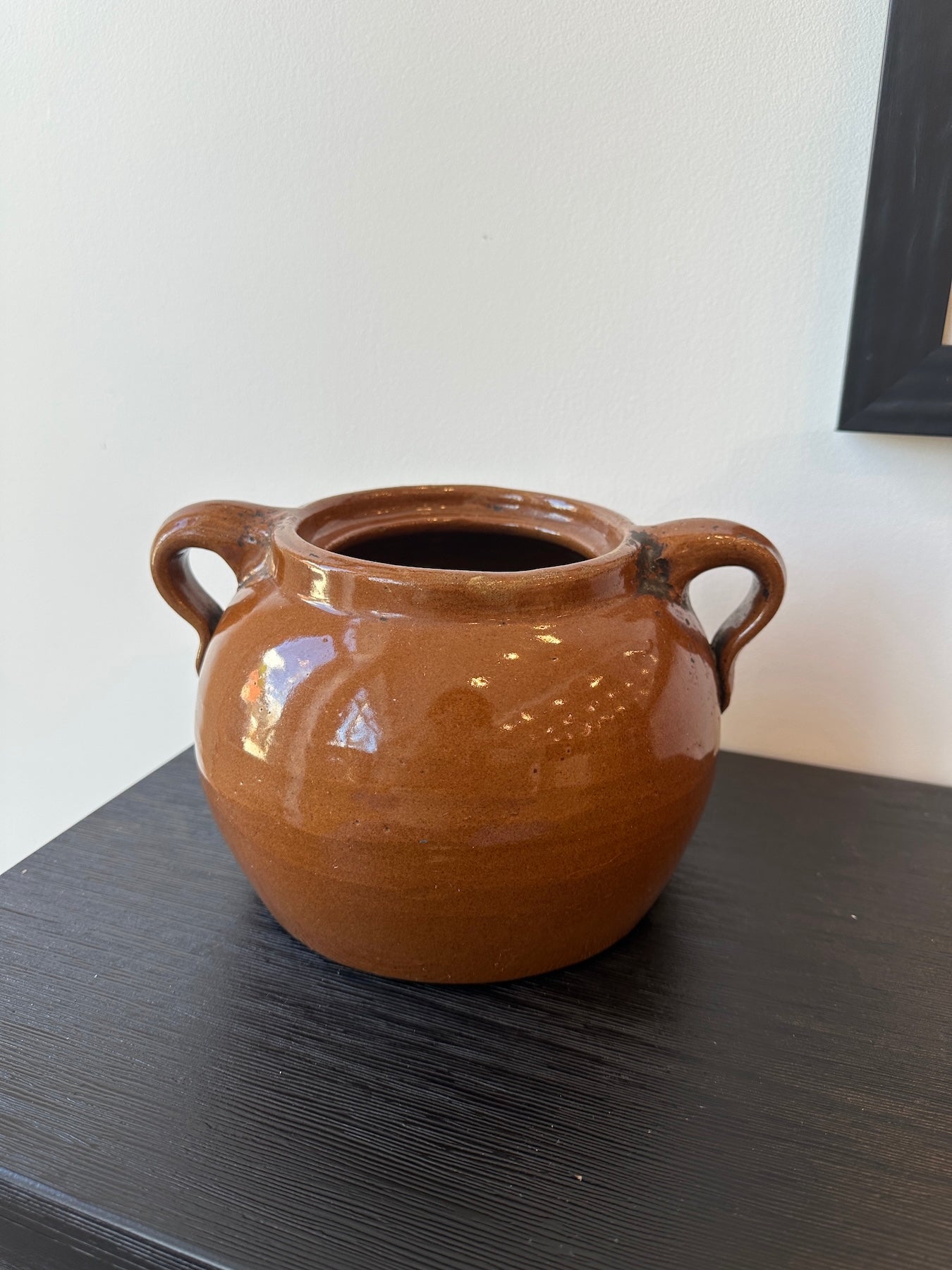 Brown Vase With Handles