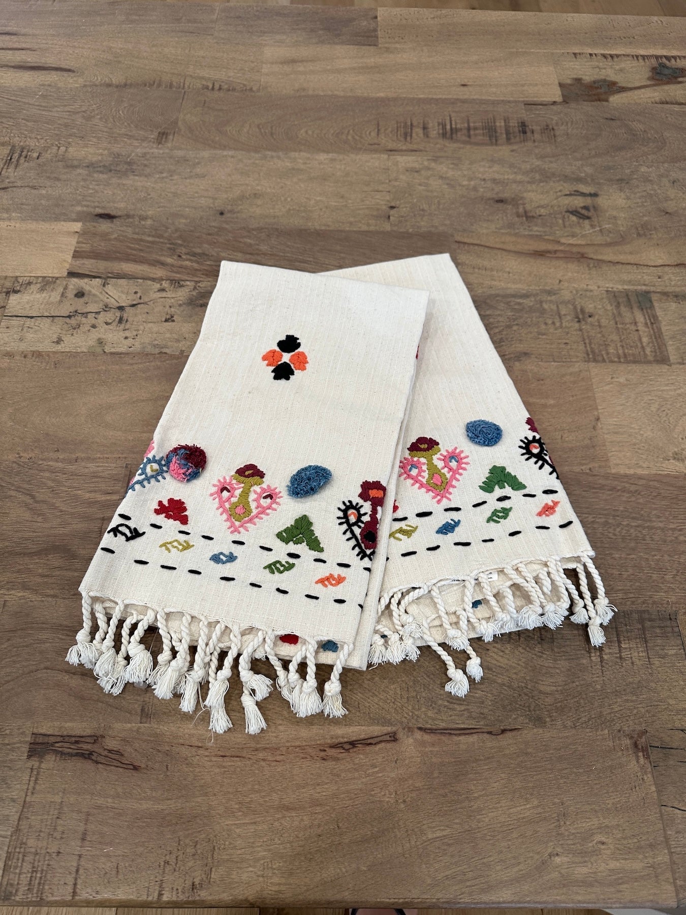 Colourful Hand Towels - Set of 2