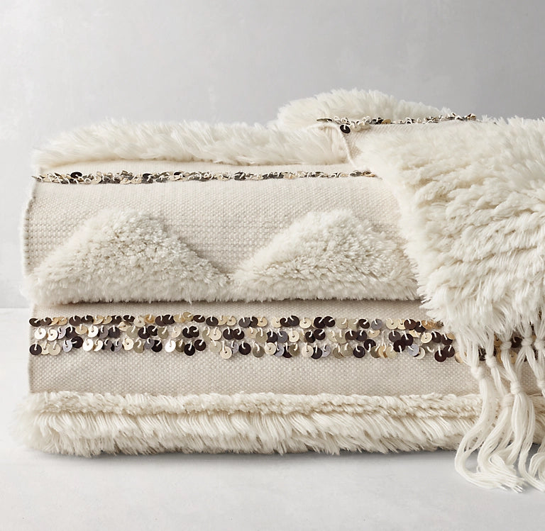 Moroccan Wedding Blanket Bed Throw