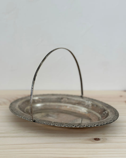 Silver Dish with Handle