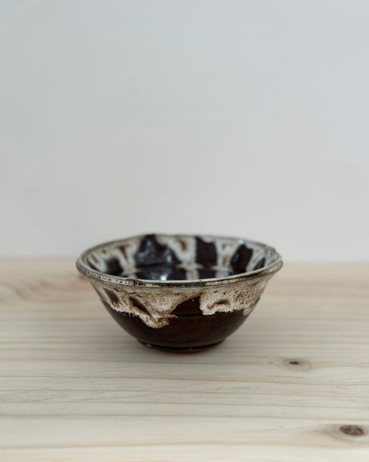 Brown & White Dish