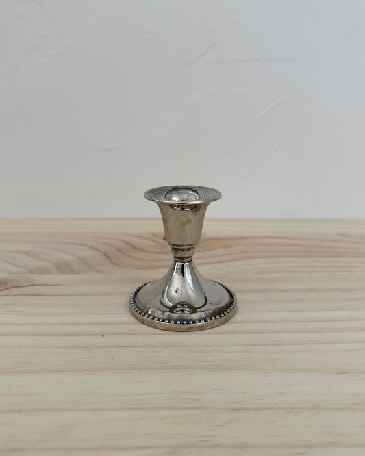 Silver Candle Stick Holder