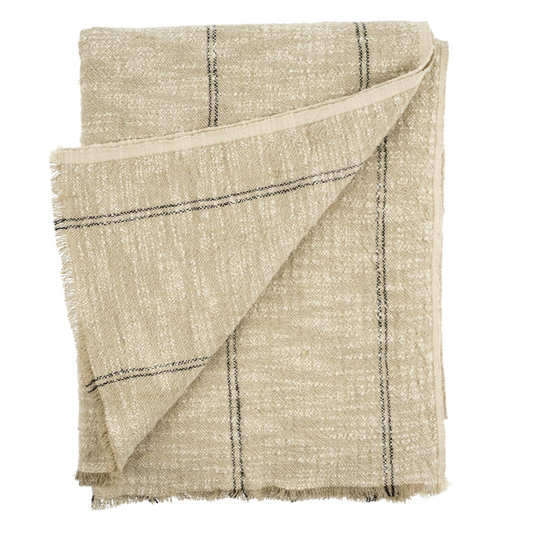Solace Slub Linen Throw
